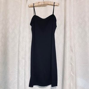 Vintage Stretch Little Black Camisole Dress